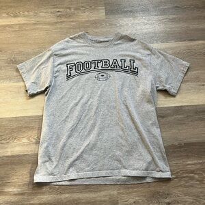 Classic Gray Football Tee